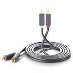 Ugreen kabel przewód stereo audio wideo 2RCA 2x Cinch 2m szary (10518)