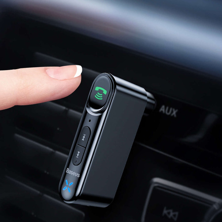 Bluetooth AUX transmitter Baseus BSBA-02 (Overseas Edition) - black