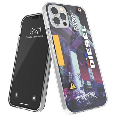 Diesel Clear Case Mad Dog Jones AOPiPhone 12/12 Pro multikolor/colorful 44324