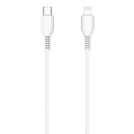 JELLICO cable KDS-30 USB-C - Lightning PD 20W 1M White