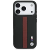 Etui BMW M Perforated Stripe Logo MagSafe na iPhone 17 Pro - czerwone