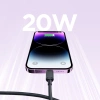 Joyroom Multi-Color Series A14 USB-C/ Lightning Cable 20W 1.2 m - Black