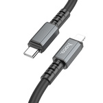 HOCO kabel Typ C do iPhone Lightning 8-pin PD 20W Strength X85 1m czarny