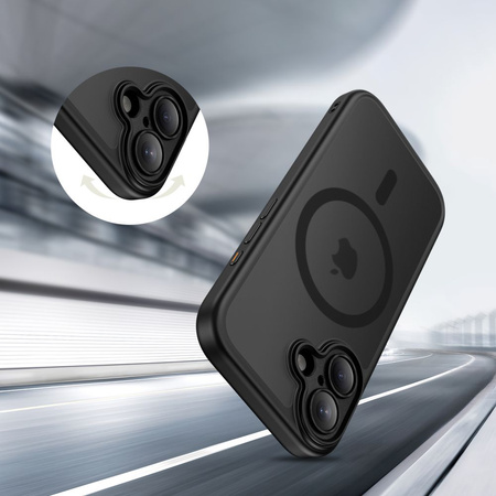 TECH-PROTECT MAGPEAK MAGSAFE CC IPHONE 17 MATTE BLACK