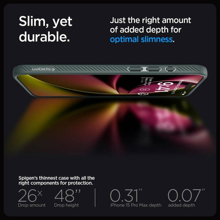 Spigen Liquid Air iPhone 16 Pro Max zielony/abyss green ACS07990