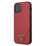 Guess Saffiano V - Etui iPhone 12 Pro Max (czerwony)