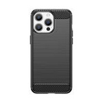 Flexible Carbon-Musterhülle für iPhone 15 Pro Max Carbon Case – Schwarz