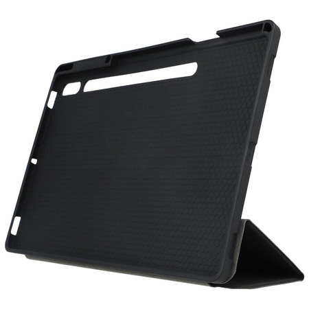 DUX DUCIS Domo - etui składane z miejscem na rysik do Samsung Tab S8 Plus (X800/X806)/S7FE(T730/T736B)/S7 Plus (T970/T976B) czarne