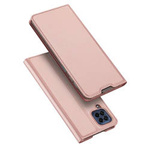 Case SAMSUNG GALAXY M53 5G with a Flip Dux Ducis Skin Leather light pink