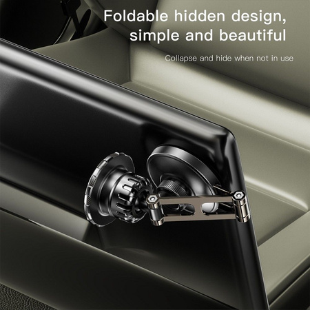 FORCELL F-Grip IronSecure uchwyt samochodowy do szyby/deski magnetyczny czarny