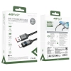 Acefast C15-04 USB-A - USB-C Kabel mit Display 480Mb/s 66W 1,2m - Schwarz