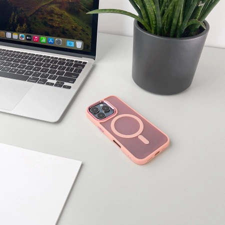 Magnetic Collection MagSafe-Hülle für iPhone 16 Pro – Rosa