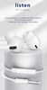 Wired In-Ear Headphones with Lightning Microphone 1.2m Jellico EP3A white