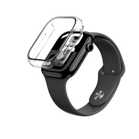 Etui ze szkłem hartowanym AMAZINGTHING Radix Glass do Apple Watch 42mm – przezroczyste