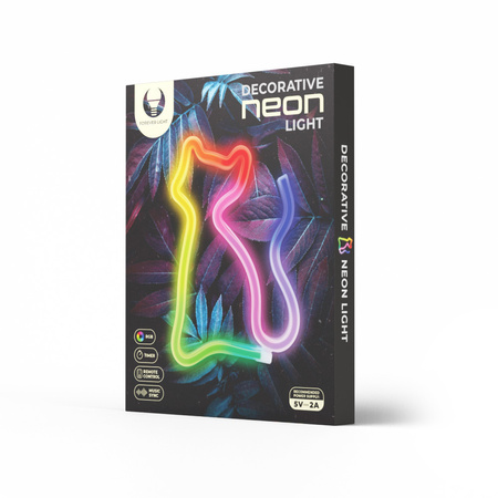 Neon LED RGB KOT FLRN03 + pilot Forever Light