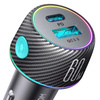 Car charger 60W USB-C USB-A Joyroom JR-CCN01 | black