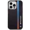 Hülle BMW BMHCP14L22HVGV iPhone 14 Pro 6.1&quot; schwarz/schwarz IML Tricolor Stripe