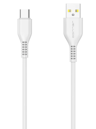 JELLICO kabel KDS-32 USB-C USB 3.1A 2M Biały