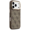 Etui Guess 4G PU Classic Logo MagSafe na iPhone 17 Pro - brązowe