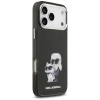 Karl Lagerfeld IML Aquarelle Karl & Choupette & Logo MagSafe Case for iPhone 17 Pro - Black