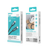 BWOO Pleciony kabel USB-C do USB-C 60W z animowanym podświetleniem, 1m