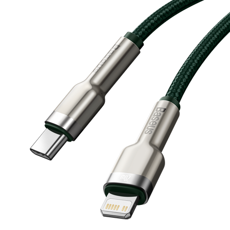 Baseus Cafule Series Metal Data Cable Type-C to iP PD 20W 2m Green