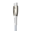 USB cable for USB-C Baseus Glimmer Series, 100W, 1m (White)