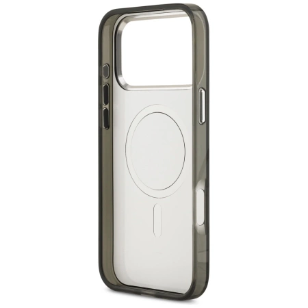 Etui Karl Lagerfeld IML Aquarelle Karl & Logo MagSafe na iPhone 17 Pro Max - czarne