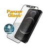 Gehärtetes Glas 5D IPHONE 12 / 12 PRO PanzerGlass E2E Microfracture CamSlider Swarovsky Case Friendly AntiBacterial schwarz