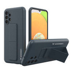 Wozinsky Kickstand Case silikonowe etui z podstawką etui Samsung Galaxy A13 5G granatowe