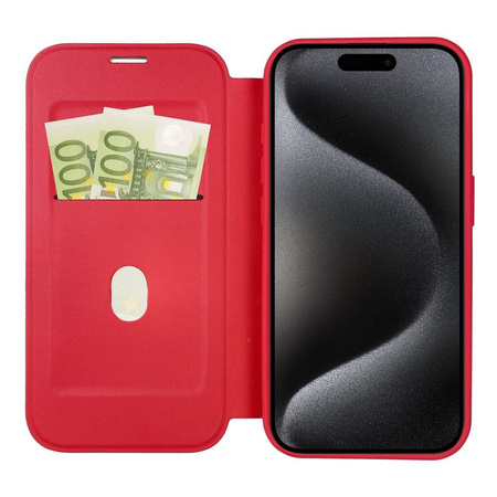 Kabura Smart Mag do IPHONE 16 PRO MAX kompatybilny z MagSafe czerwony