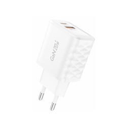 Foneng Ładowarka sieciowa EU56 GaN - USB + Typ C - QC 3.0 PD 20W biała