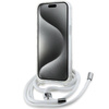 Karl Lagerfeld KLHMP15SHCKHNT iPhone 15 / 14 / 13 6.1" hardcase transparent Crossbody IML Karl Head Magsafe