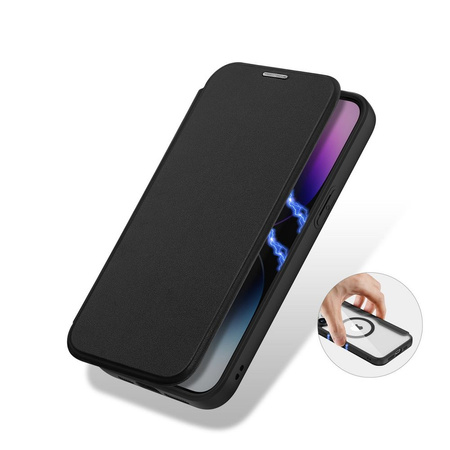 Dux Ducis Skin X Pro Magnetic Flip MagSafe Case iPhone 15 Pro - Black