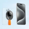 Joyroom JR-ZS393-S Magnethalter mit Saugnäpfen für 4,7-7-Zoll-Telefone – Schwarz und Orange