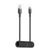 Acefast C14-04 USB-A - USB-C Kabel Feder 480Mb/s 3A 1,2m - Schwarz
