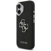 Guess Grained Big 4G Classic Logo case for iPhone 17 - black