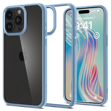 Spigen Crystal Hybrid, navy blue - iPhone 15 Plus