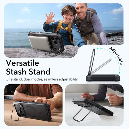 ESR CYBER KICKSTAND MAGSAFE IPHONE 17 PRO MAX BLACK