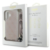 Original Handyhülle IPHONE 16 Guess Hardcase Crossbody Cord 4G Print (GUHCP16SHC4SEP)