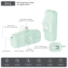 Mini powerbank Wozinsky WF16-YLS 5000mAh 15W Lightning z wbudowanym kablem USB-C i ładowarką do Apple Watch - zielony