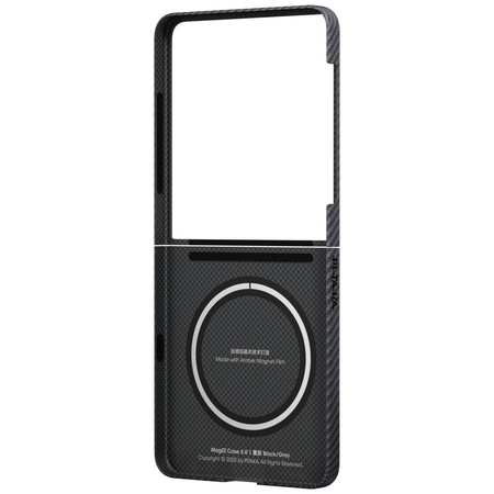 Etui PITAKA Ultra-Slim MagSafe do        Samsung Galaxy Z Flip7 czarno szary