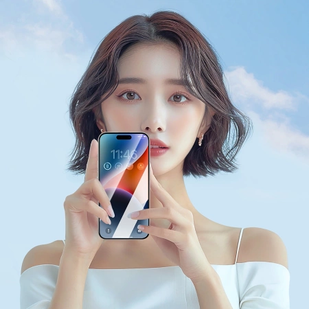 Szkło hartowane Joyroom JR-MAR0317 z antyrefleksem na iPhone 15 Plus/16 Plus