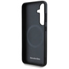 Schutzhülle SAMSUNG GALAXY S25 Mercedes AMG Hardcase Leather Debossed Lines MagSafe navy blau