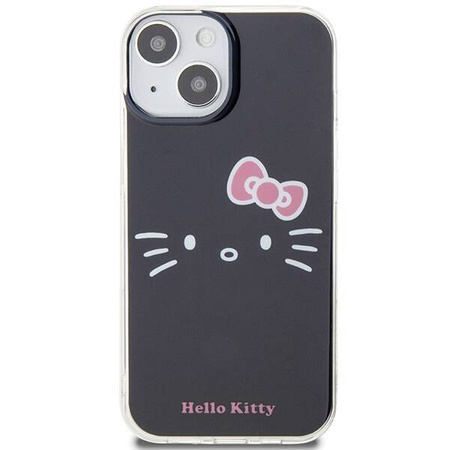 Hello Kitty IML Kitty Face case for iPhone 15 - black