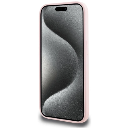 Karl Lagerfeld Silikon Karl&amp;Choupette MagSafe Case für iPhone 14 Pro Max - Pink