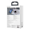 Baseus Qpow power bank 10000mAh wbudowany kabel Lightning 20W Quick Charge SCP AFC FCP fioletowy (PPQD020005)