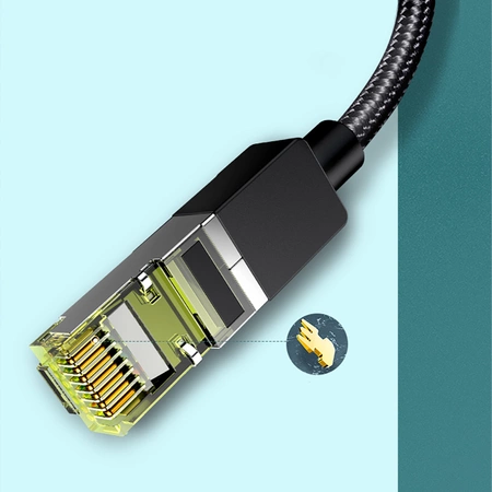 Ugreen NW150 30791 Ethernet RJ45 Cat 7 10 Gbit/s 10 m Kabel – Schwarz