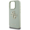 Case IPHONE 16 PRO MAX Guess Grained Big 4G Logo Small Classic Logo green