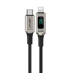 Acefast kabel MFI USB Typ C - Lightning 1,2m, 30W, 3A srebrny (C6-01 silver)